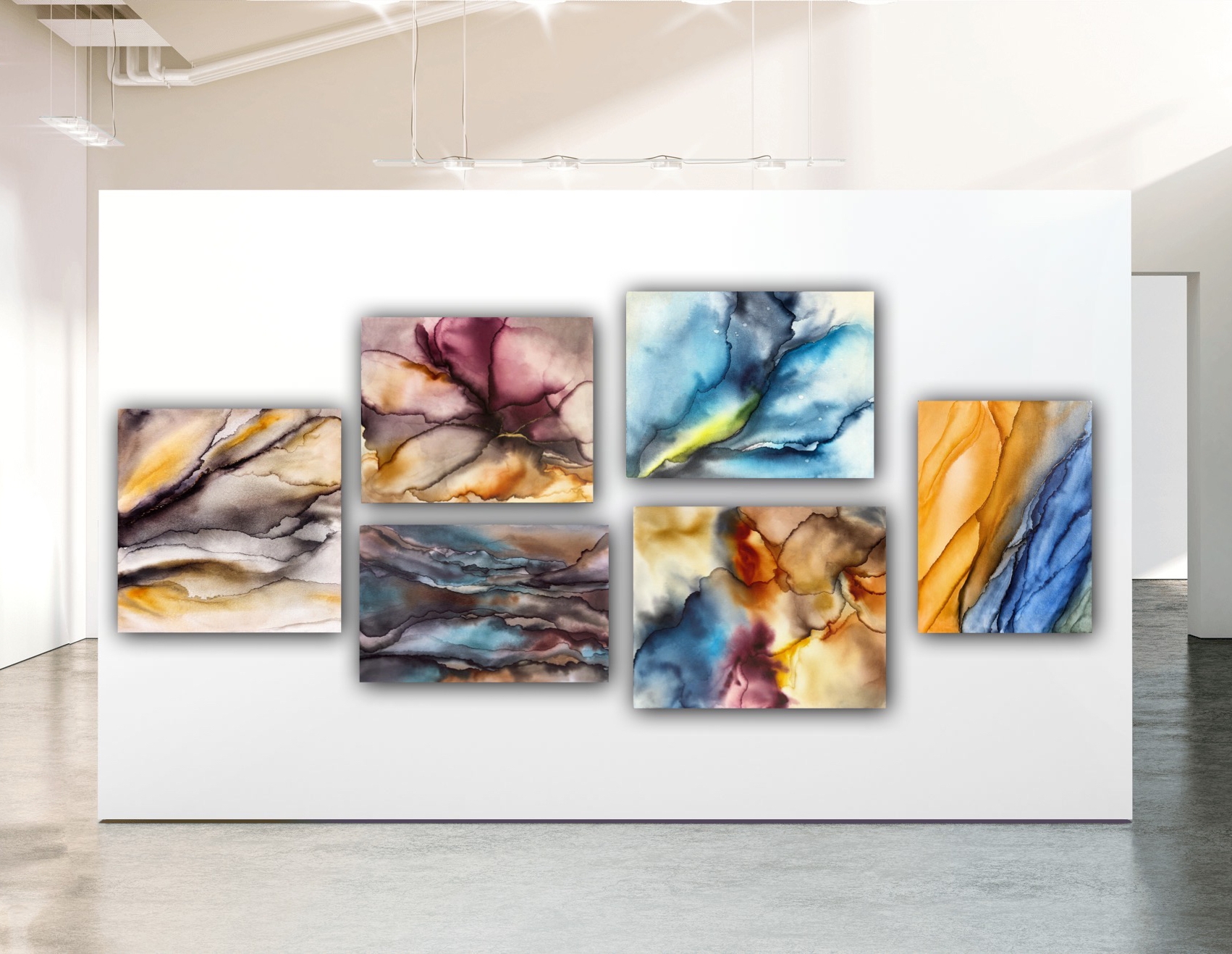 Alcohol Inks Paintings banner
